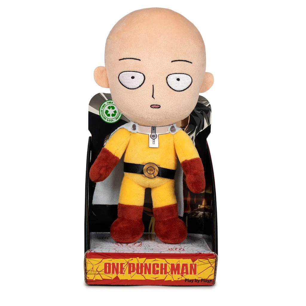Saitama Peluche 27cm One Punch Man - Textile Haute Qualité et Finition