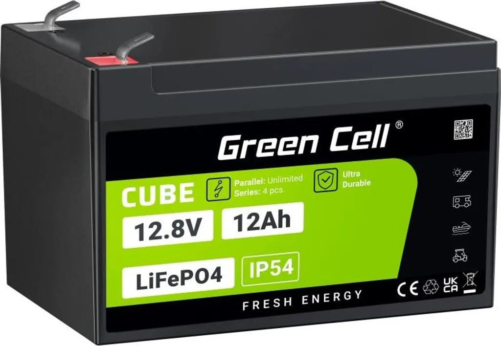 Batterie Lithium 12V 12Ah pour Onduleur et Alimentation de Secours UPS