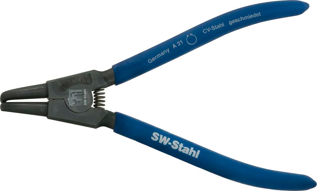 SW-Stahl 41302L Sicherungsringzange, gebogen, außen, 175 mm