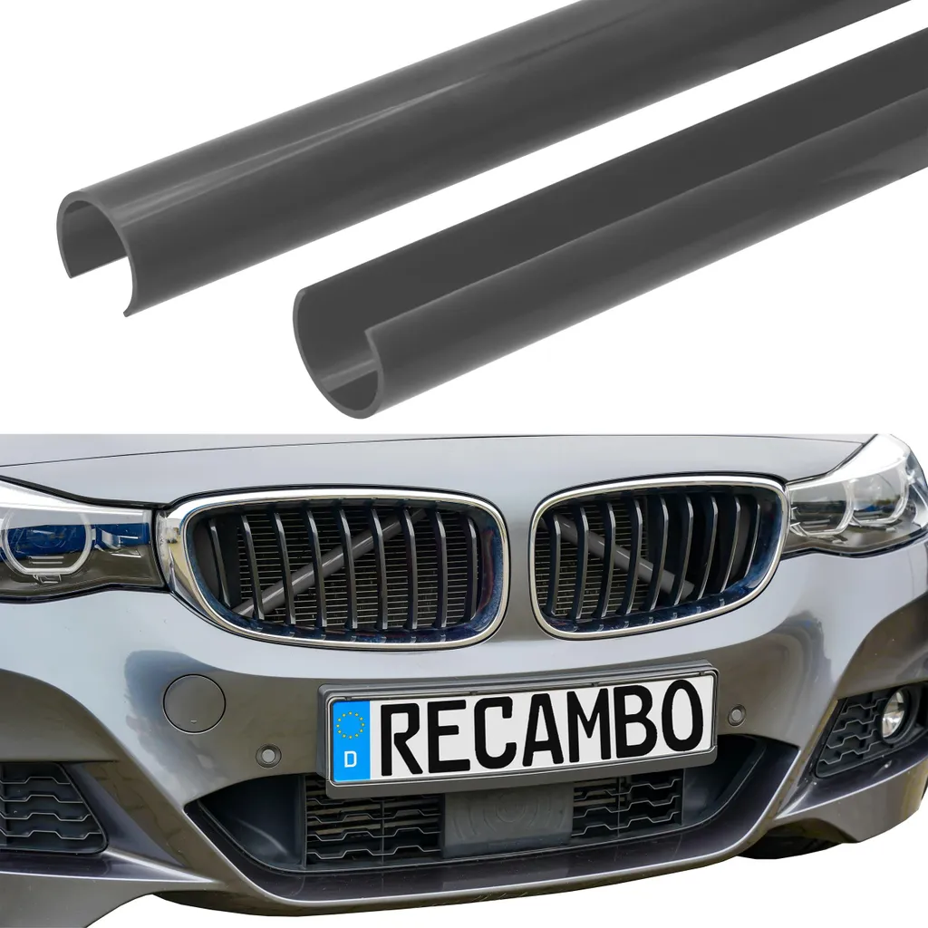 Cover Montanti V BMW F07 F10 F11 F06 Grigio | Kit 2 Pezzi ABS