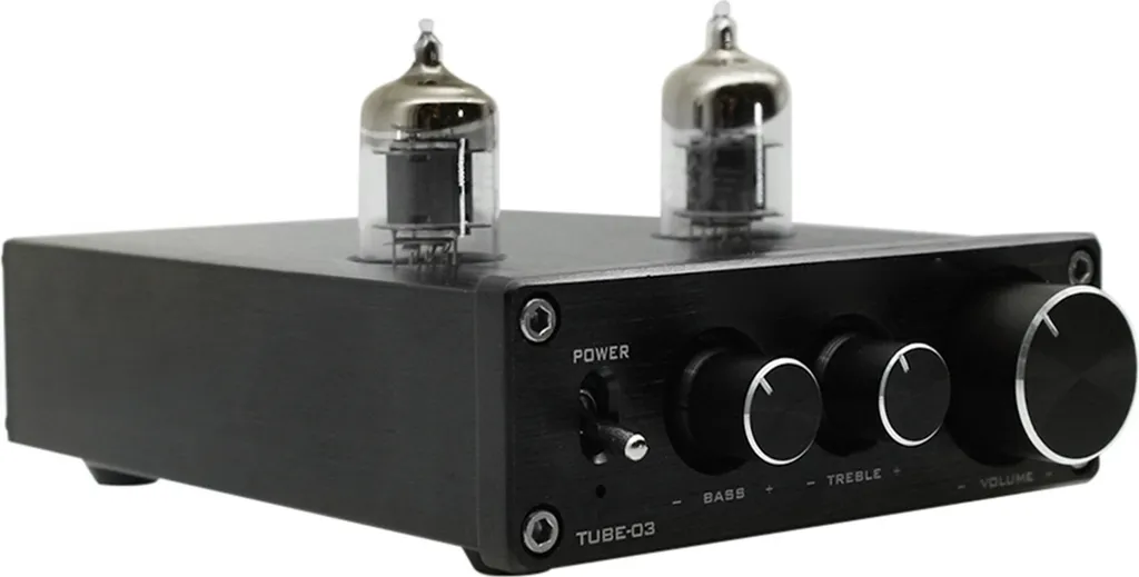 Préampli HiFi TUBE-03 réglage Basses et Aigus tubes 6K4 Haute Fidélité