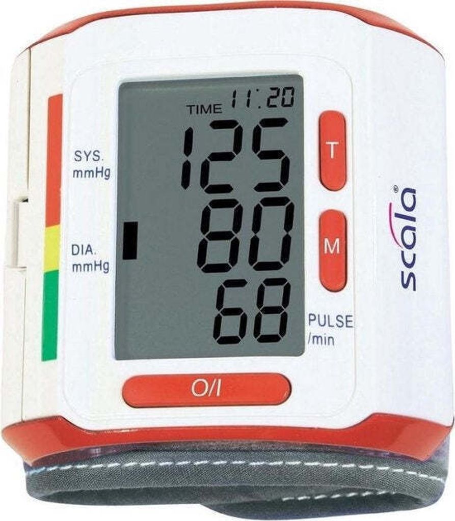 Scala SC 6400, Nadgarstek, Automatyczny, Czerwony, Biały, Zdjęcie produktu 