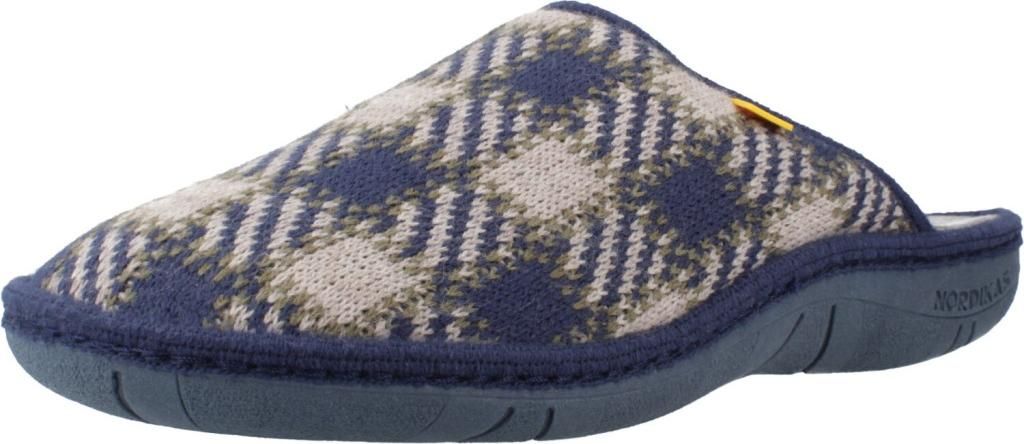 NORDIKAS Hausschuhe Modell 2630, Blau