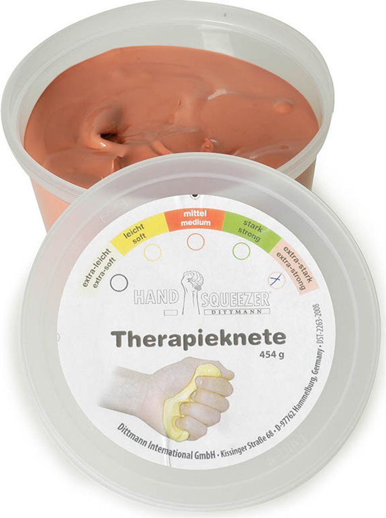 Pâte à modeler manuelle Dittmann, 453g - terra Image du produit 
