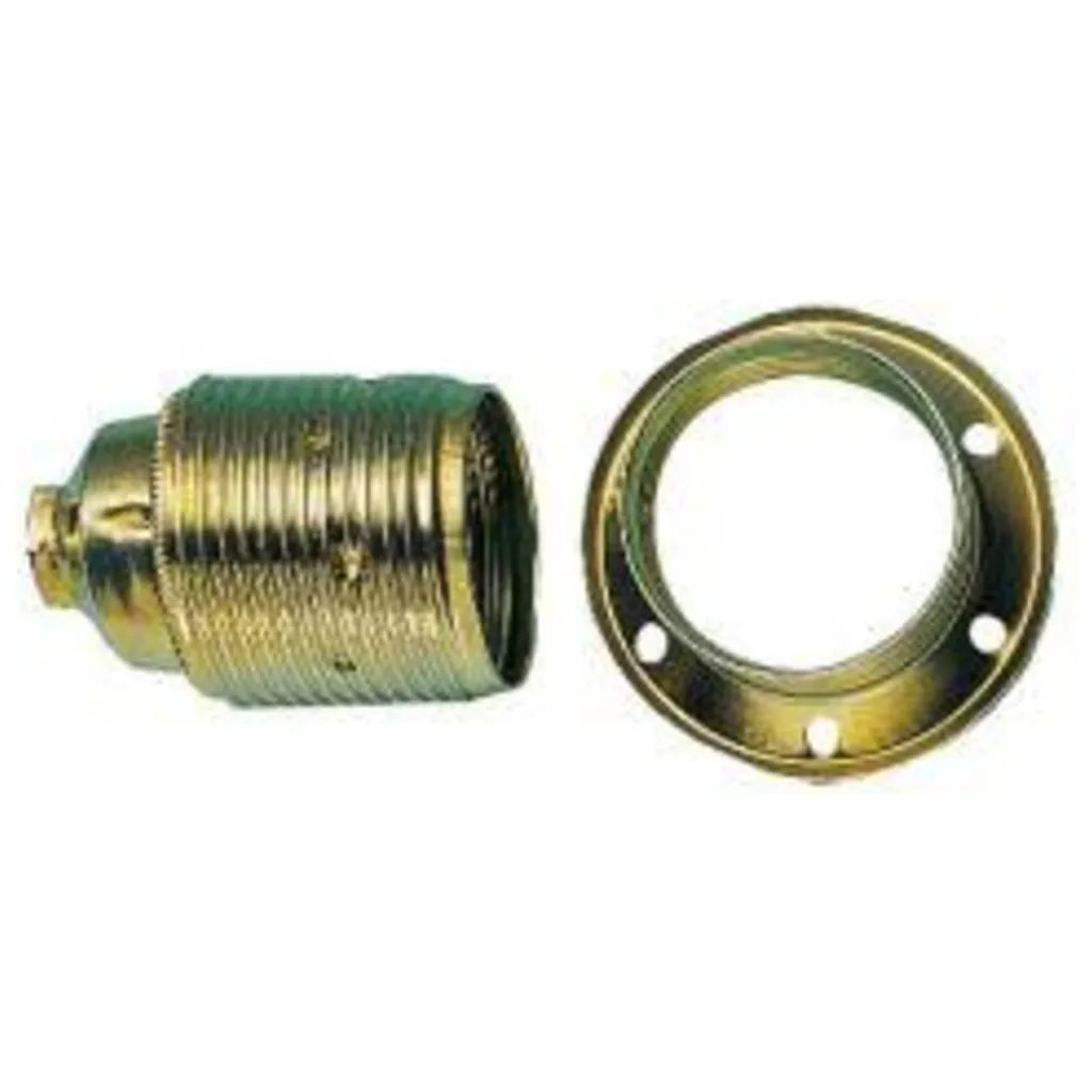 Douille E27 Métal pour Lustre DIY - Idéal Suspension Câble Textile
