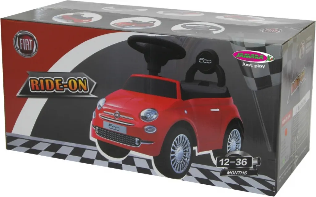 Cadeau enfant : Fiat 500 blanche à pédales pour apprendre à conduire - 8