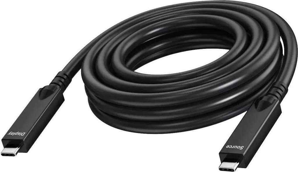 Vision VISION 7m Câble USB-C Noir Haute Performance pour Connexion Longue