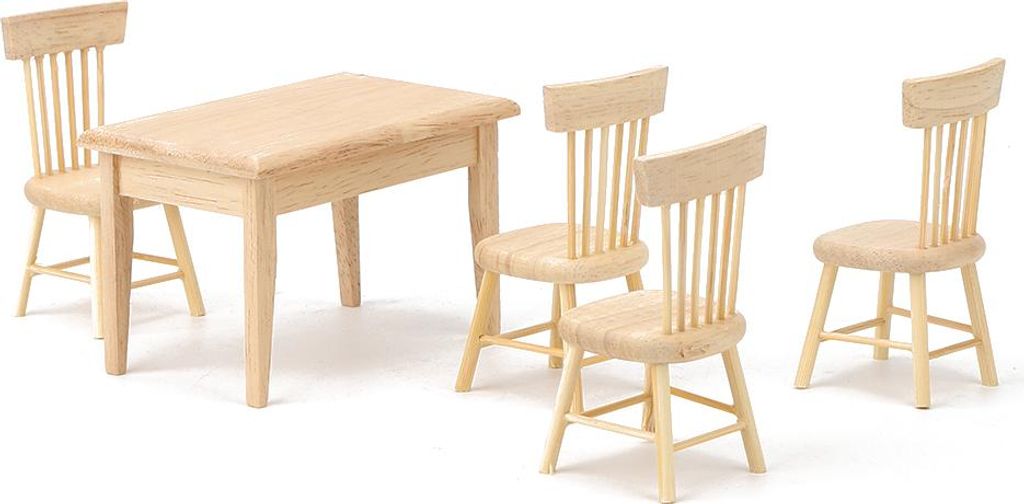 1:12 Domeček pro panenky Miniaturní simulovaná stolní židle Obrázek produktu 