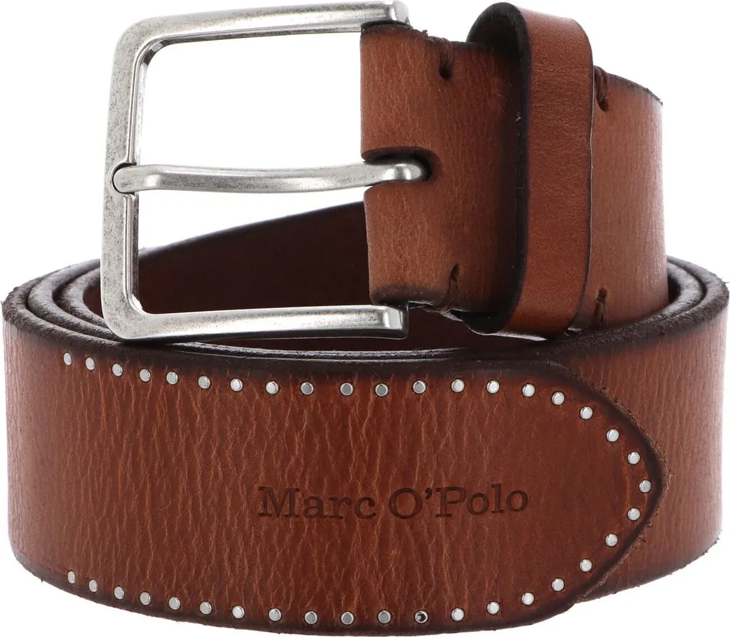 Cintura Donna Marc O'Polo Marie-Rivet Pelle Bovina W80 Marrone