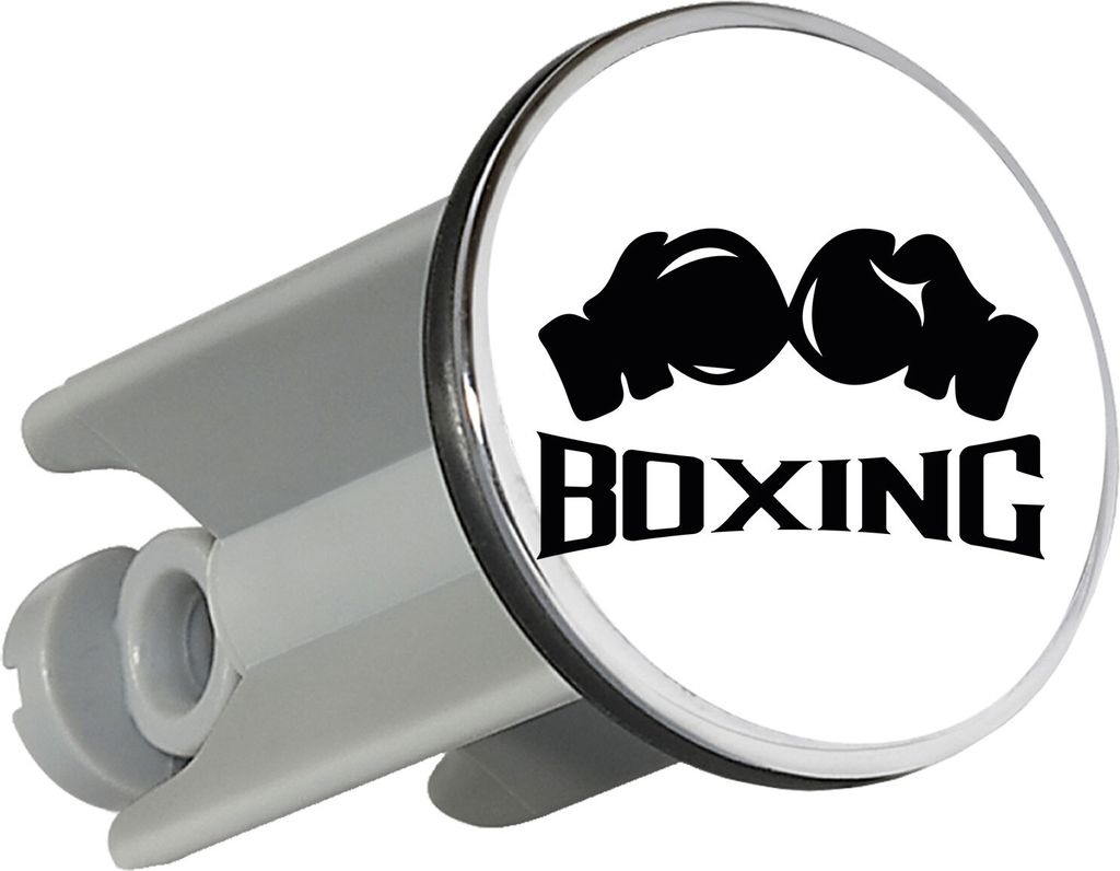 Huuraa Waschbeckenstöpsel Boxing Boxhandschuhe 4cm höhenverstellbar Abflussstopfen Geschenkidee