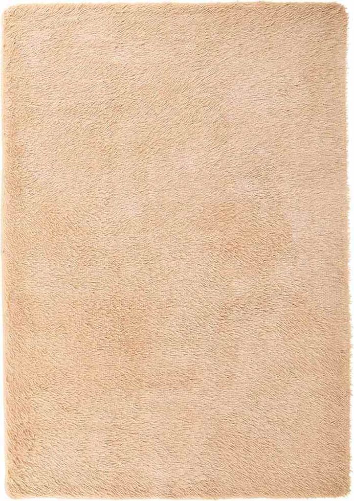 Teppich Shaggy Hochflor NAVARRA Beige 160x230 cm Polyester