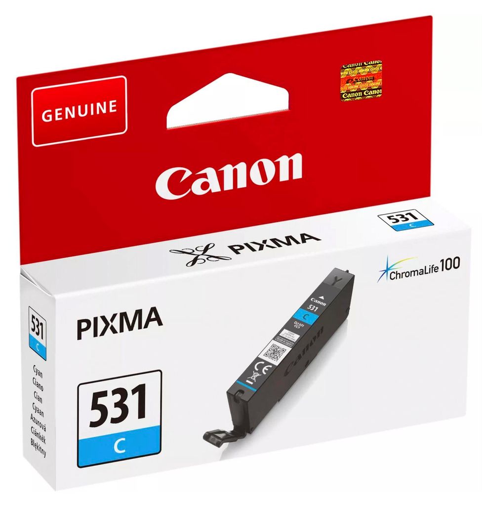 Canon CLI-531 C, Cyan, 1 Stück(e), 515 Seiten, Produktbild 