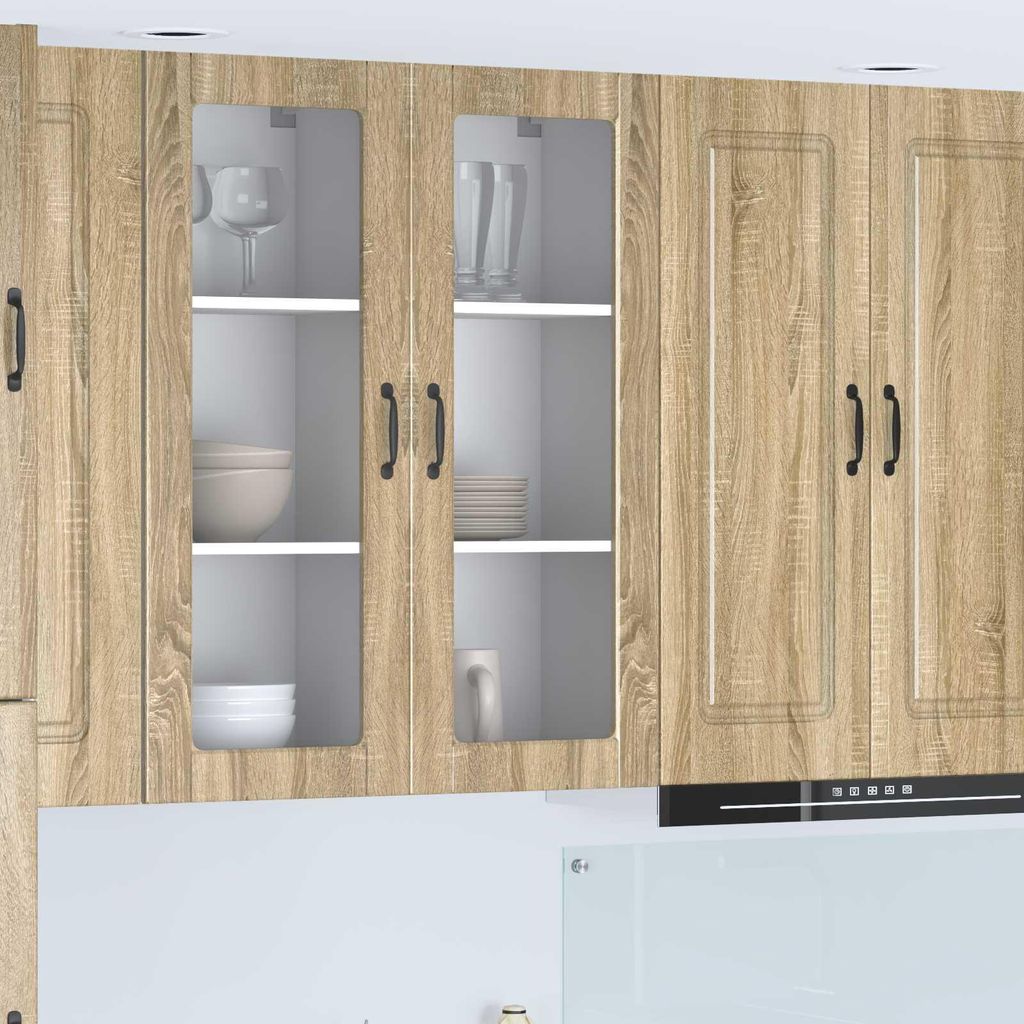 "Schlussverkauf" Küchenschrank/Sideboard - 1 pc - Aufbewahrungsschrank moderne - Sonoma-Eiche 40x31x100 cm Holzwerkstoff C10651