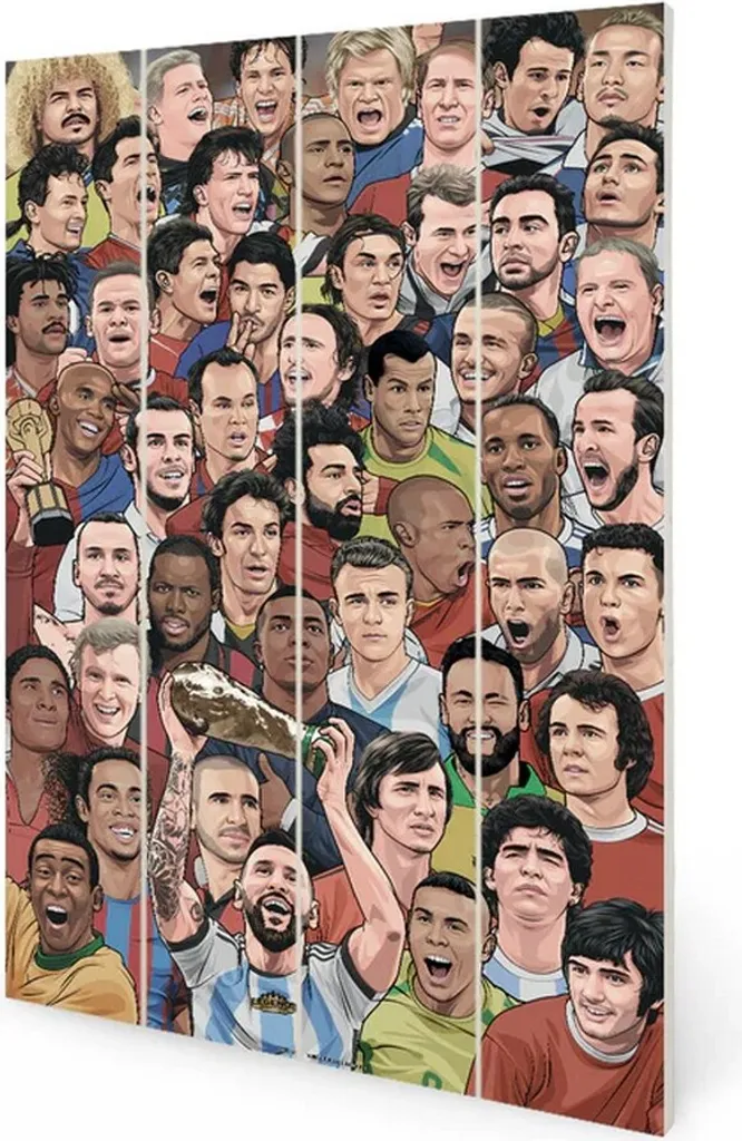 Toile football Legends Football's Greatest PM9962 : fini les murs vides