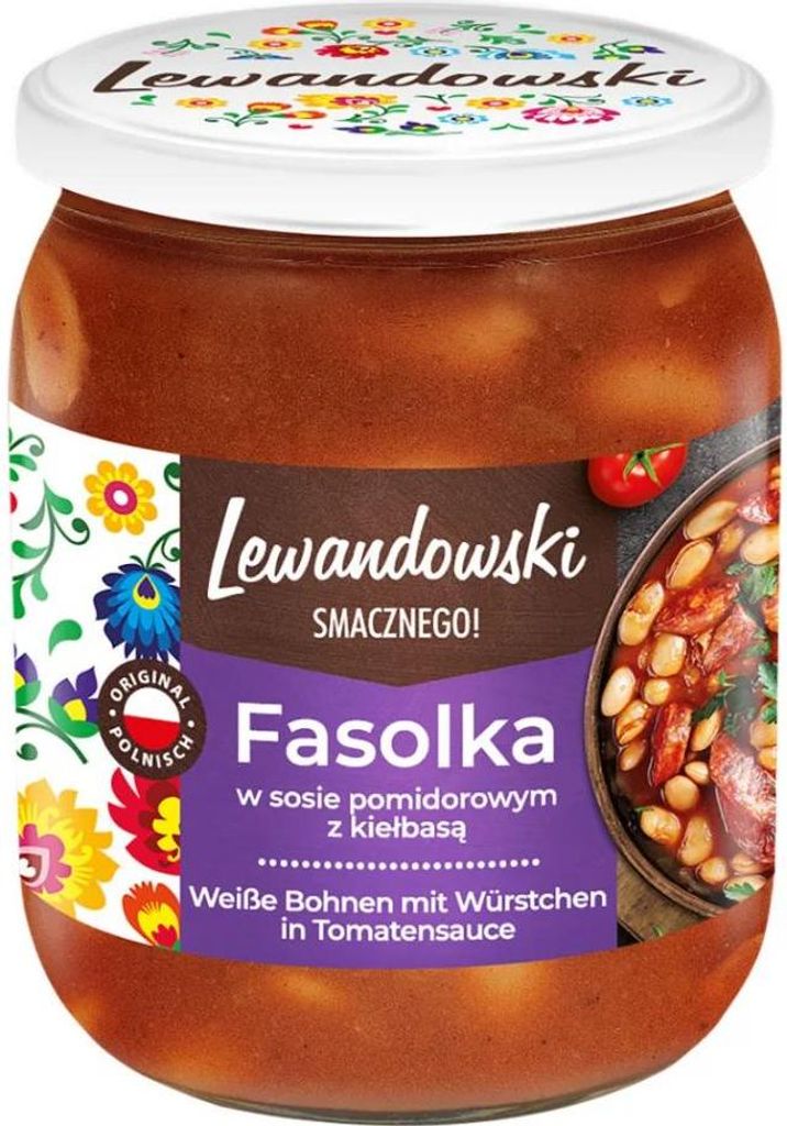 Lewandowski "Fasolka po bretonsku" Weiße Bohnen mit Produktbild 