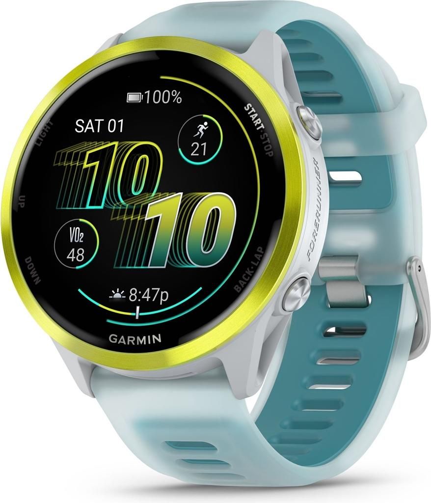 Garmin Forerunner 570 - 47mm - Whitestone / Turquoise Produktbild 