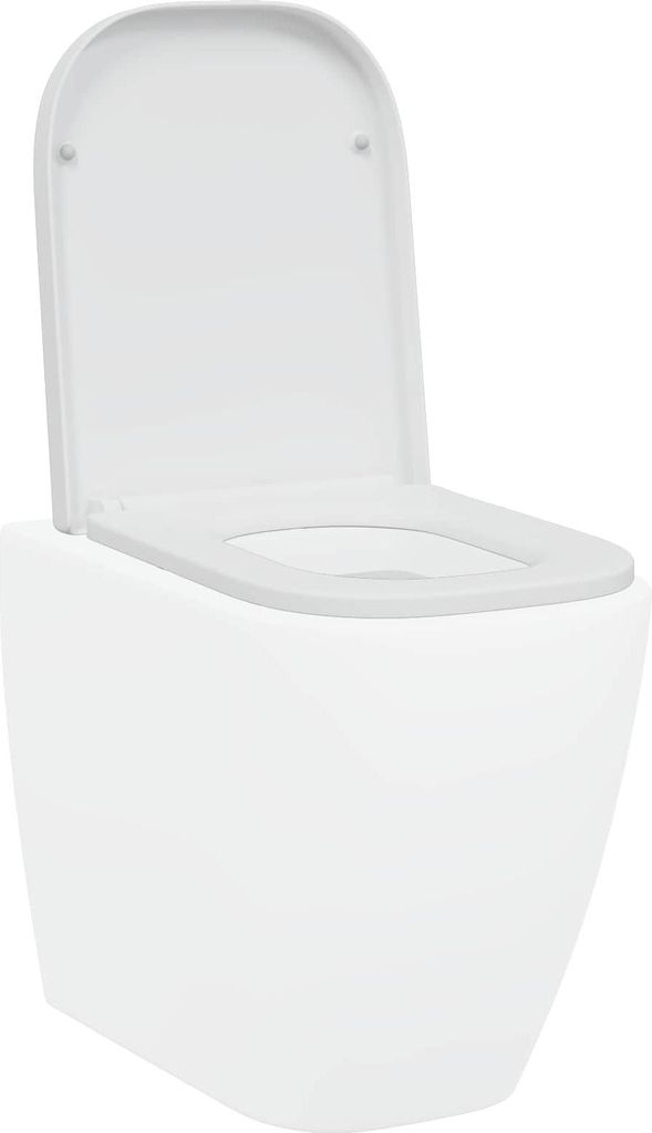 vidaXL WC sedadlo biele 47,5 x 35 x 3,6 cm Duroplast Obrázok produktu 