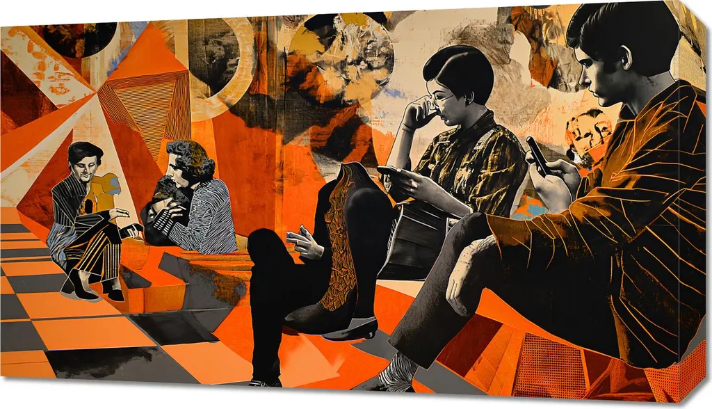 Quadro 70x40 cm Spazio per il dialogo