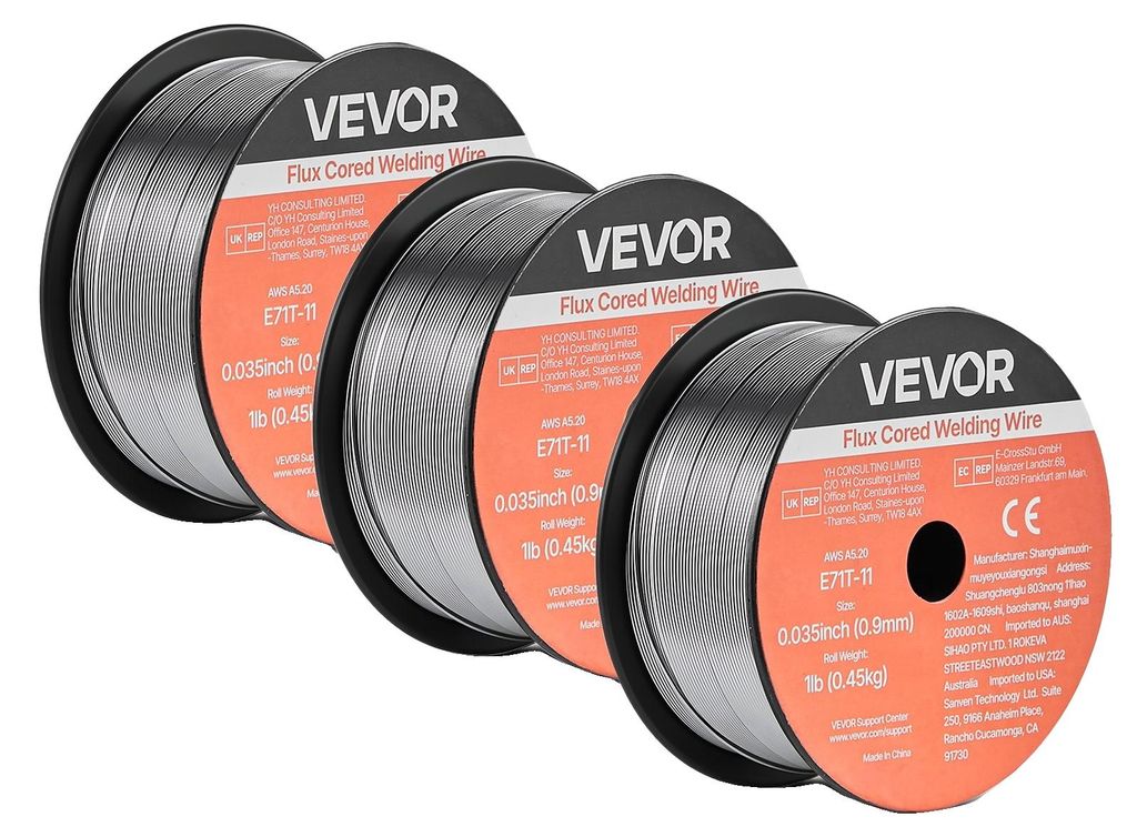 VEVOR filo pieno 0,9 mm, filo di saldatura MIG E71T-11, Immagine del prodotto 