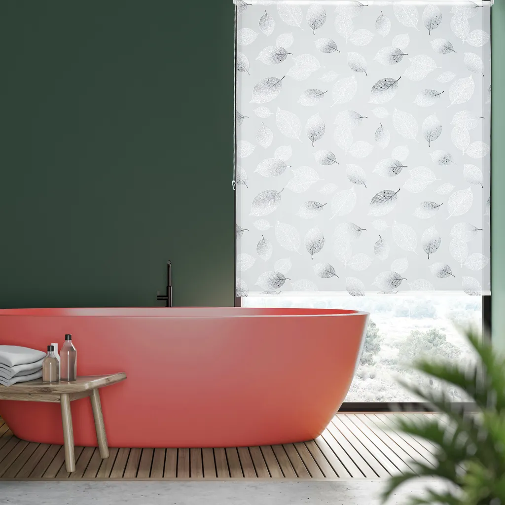 Relaxdays Duschrollo 140x240 cm | Tenda Bagno Moderna a Scomparsa