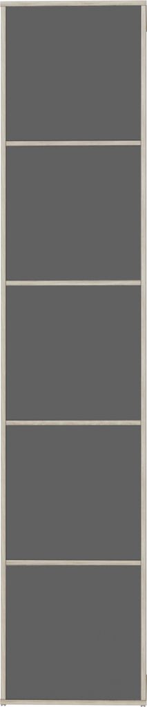 SMARTBett Standregal, Würfelregal für Wohnzimmer, Kinderzimmer, Schlafzimmer und Büro | Regal Eiche Sonoma + 5 Türen Anthrazit