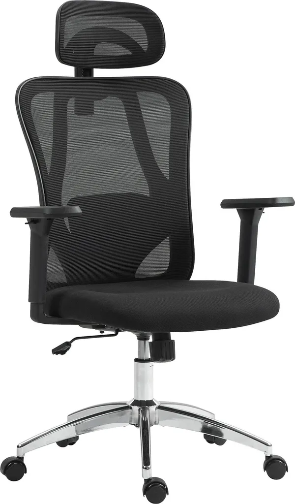 Chaise de bureau Bryden ergonomique avec dossier respirant et robuste