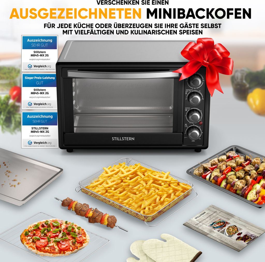 Stillstern Minibackofen mit Umluft (45L) NEU: CYCLONE PRO+ Produktbild 8