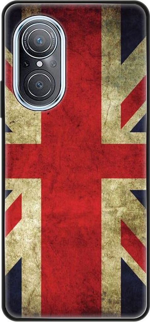 König Design Hülle kompatibel mit Huawei nova 9 SE Kunststoff Soft Handyhülle - Handy Case England Flagge