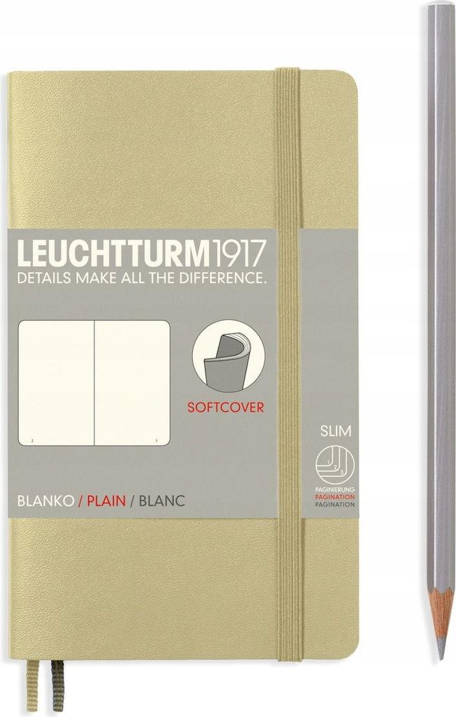 LEUCHTTURM1917 Taschennotizbuch A6 Glatt WEICH