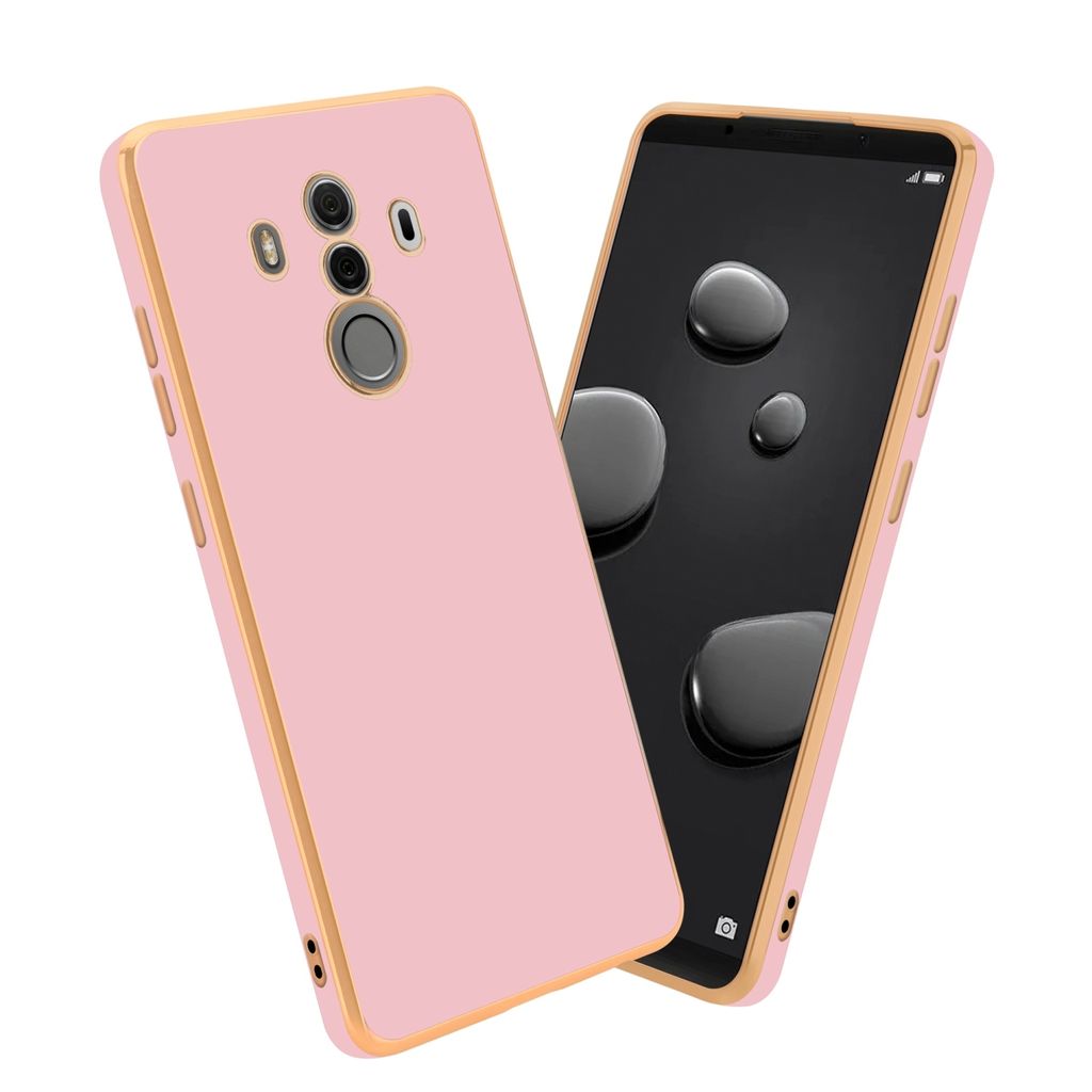 AICEK Huawei Mate 10 Pro Hülle – Schwarze Silikonhülle Mit Carbon-Optik