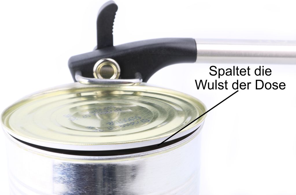 FACKELMANN Explorer Dosenöffner Aus Stahl – Manuell & Robust In Schwarz