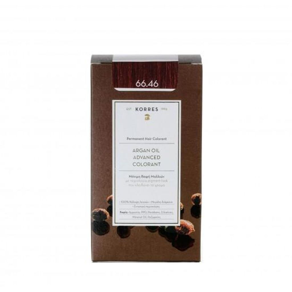 KORRES Argan Oil Advanced Colorant - Permanente Haarfarbe 66.46 Intensives Burgunderrot