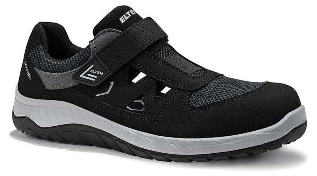 Sicherheitssandale LONNY Compo black-grey Easy ESD S1PS, Gr. 44