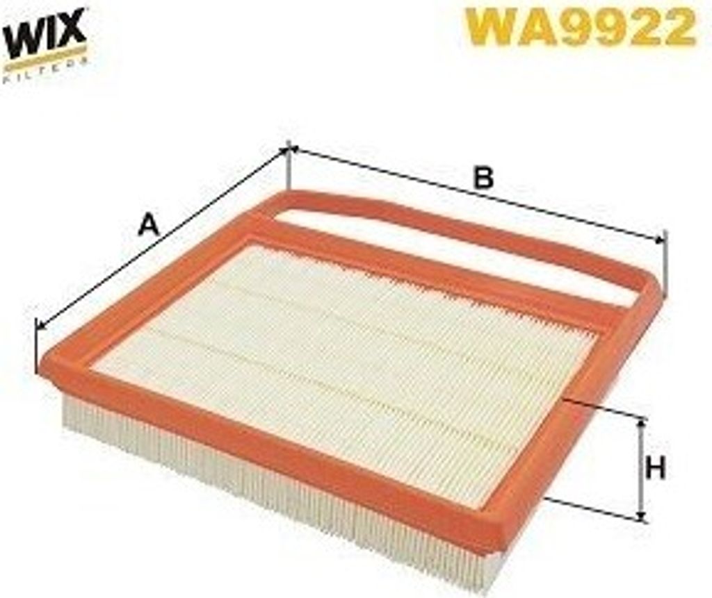 Luftfilter WIX FILTERS WA9922 passend für MERCEDES-BENZ C-Klasse T-modell (S205) Filtereinsatz
