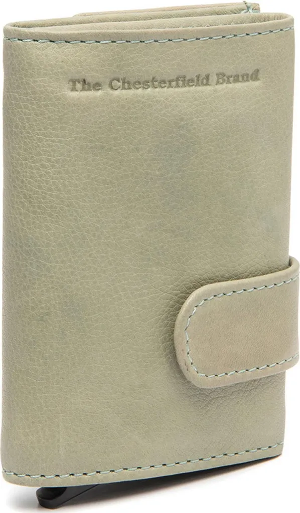 The Chesterfield Brand Iriona Cardholder Ocean Green Cuir de Qualité