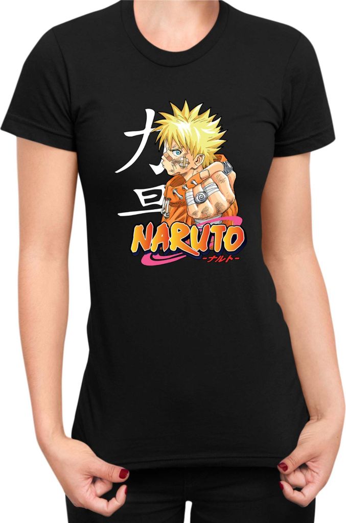 Damen T-Shirt Naruto Naruto 06, Lady XL / Schwarz