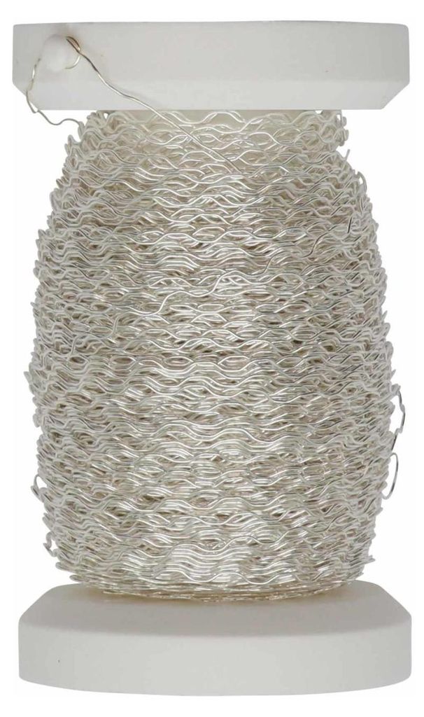 Glorex Effektdraht versilbert, 0,25 mm x 60 m Produktbild 