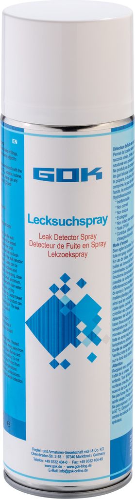 GOK Lecksuchspray 400 ml - stark schäumend - Für Rohre und Leitungen
