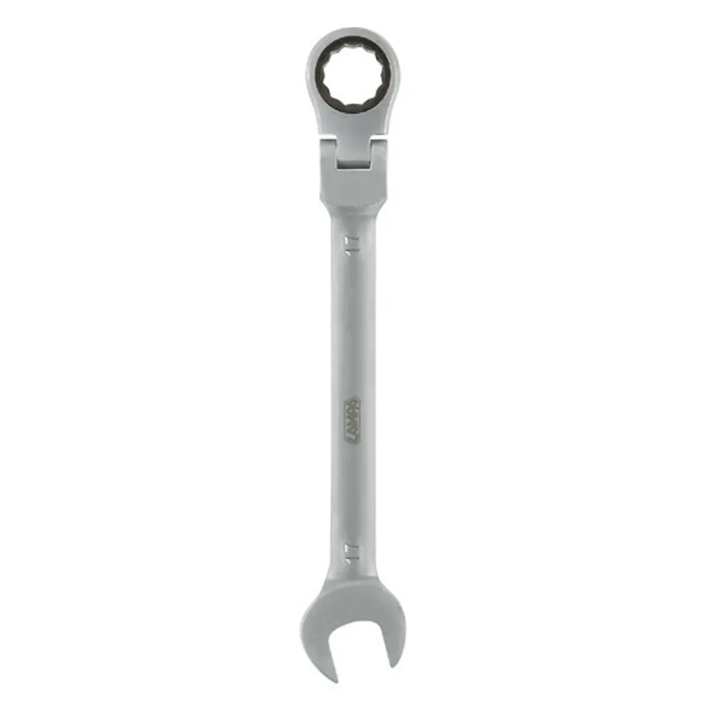 Lampa Chiave Combinata 17mm Professionale | Testa Snodata e Cricco
