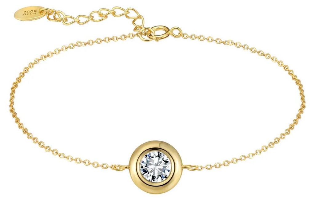 Solivra – Solitär Armband aus 925 Silber mit funkelndem Produktbild 