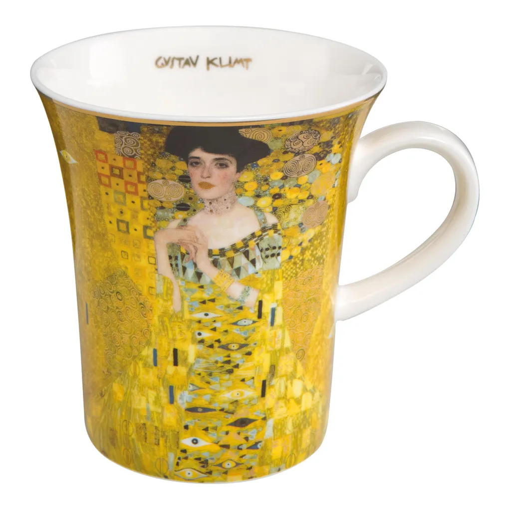 Tazza Goebel Gustav Klimt Adele: L'Oro di Vienna in Porcellana