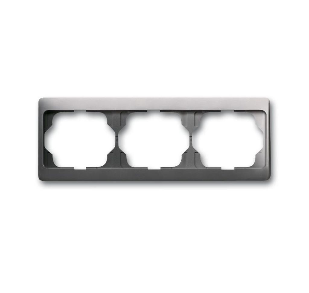 BJ alpha exclusive Rahmen 1723 KA-20 3fach platin waagerecht