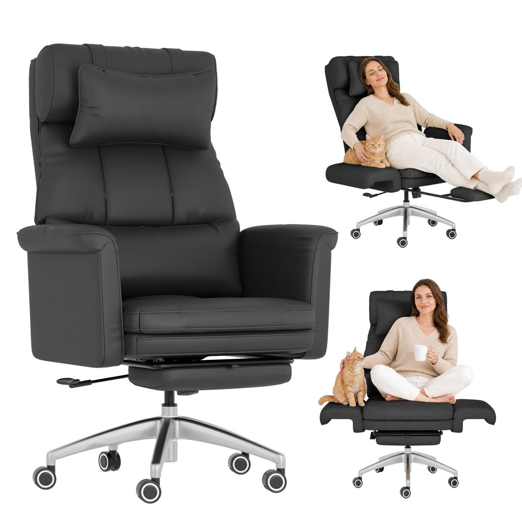 FLEXISPOT Ergonomischer Bürostuhl, 180° klappbare Produktbild 