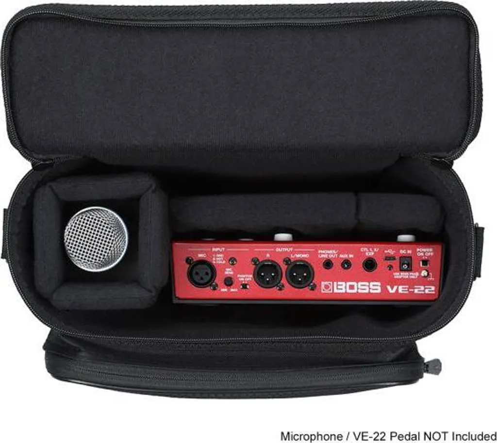 Boss CB-VE22 Sac de Transport pour Processeur Vocal VE-22 - Étui Robuste - 6