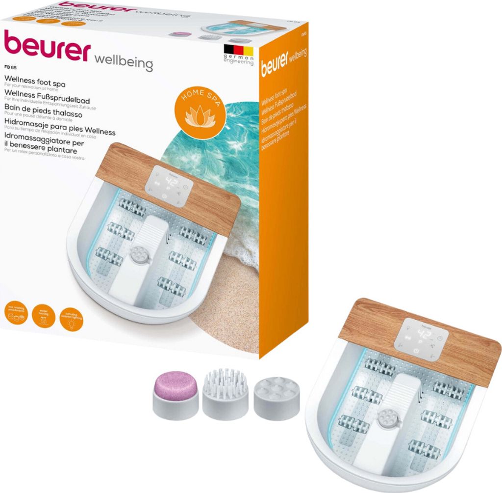 Beurer FB 65 stóp spa Ogrzewanie wody Oświetlenie Skóra Zdjęcie produktu 