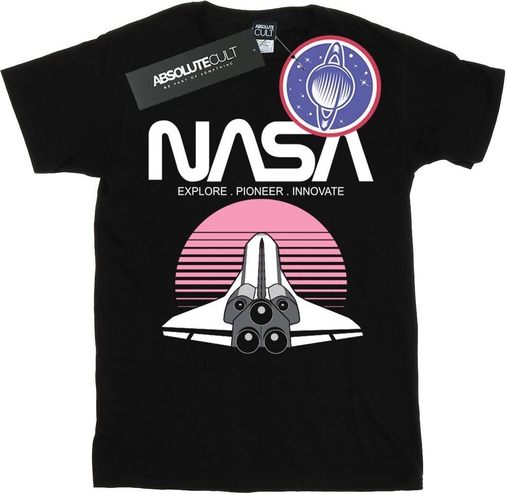 NASA - T-Shirt für Damen BI47310 (S) (Schwarz) Produktbild 
