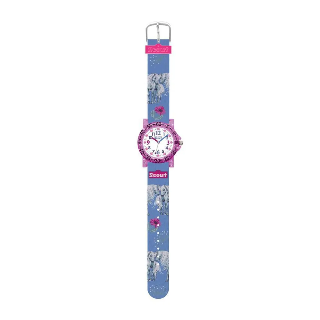 Scout The IT-Collection 280375027 Montre pour Enfant avec Bracelet Tissu