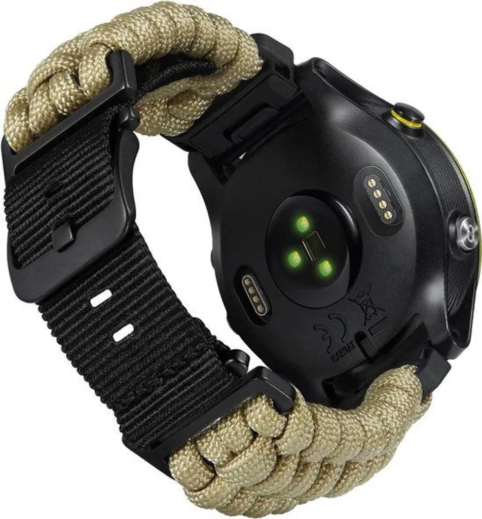 Bracelet de montre sport en nylon tressé ultra résistant de 20 à 26mm