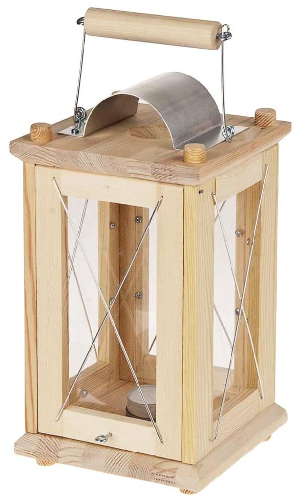 matches21 Lanterne lampe-tempête 15x15x30 cm Kit de Image du produit 