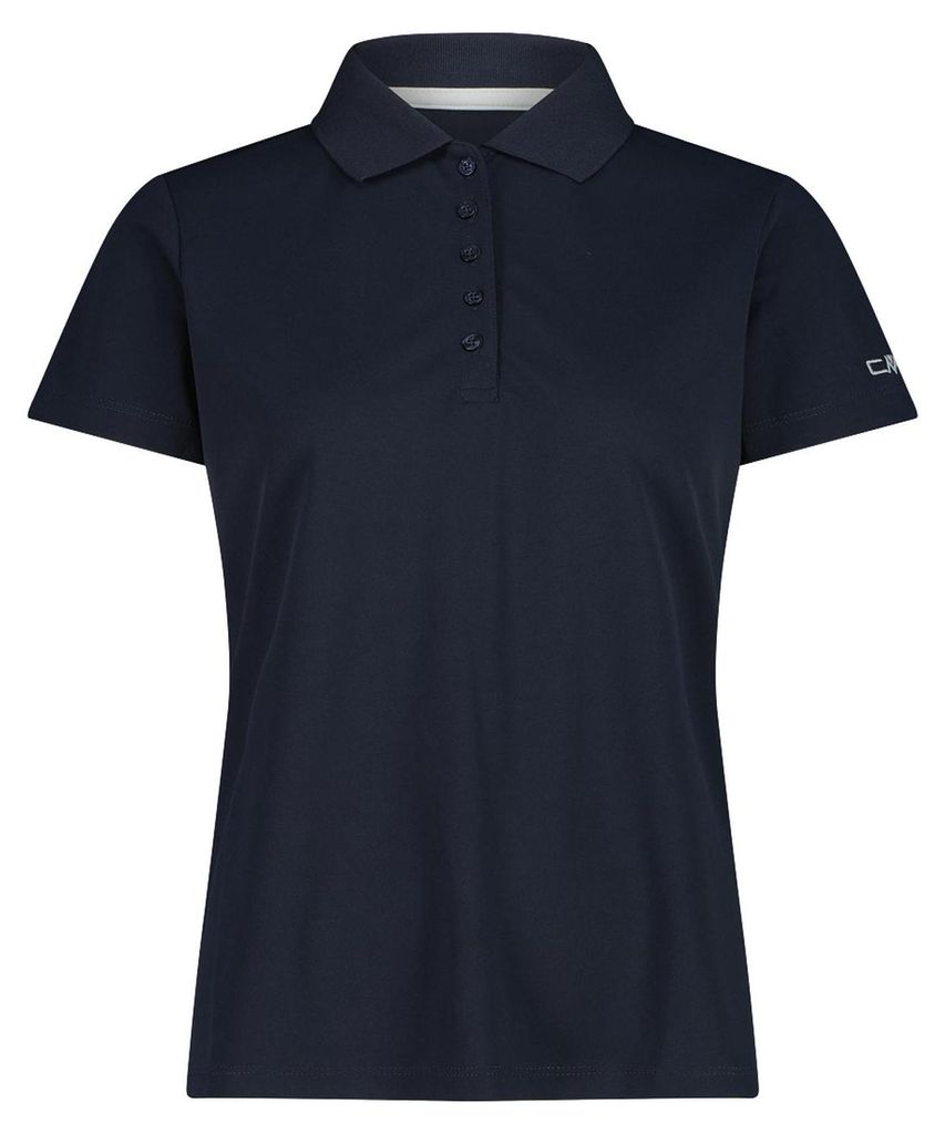CMP Damen Polo Shirt aus Piqué mit Dry Function blau 46
